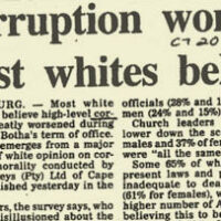 1989 Survey Apartheid Corruption (thumbnail) 1989 Survey Apartheid Corruption (thumbnail)